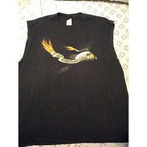 VTG Harley Davidson Thunder Bay Sleeveless Tee SZ 2XL